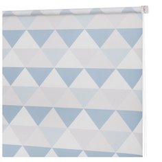 Рулонные шторы 160 см х 175 см Брюзовый Треугольники DECOFEST