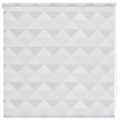 Рулонные шторы 160 см х 175 см Светло-бежевый Треугольники DECOFEST