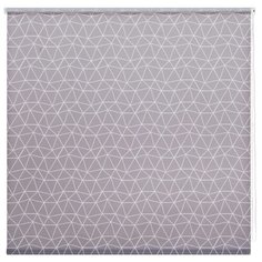 Рулонные шторы 90 см х 160 см Серый Геометрическая сетка DECOFEST