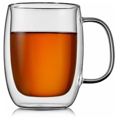 Термокружка Walmer Tet-a-Tet с двойными стенками, 0.35 л, цвет прозрачный