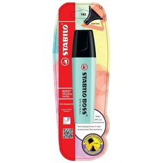 Маркер-текстовыделитель STABILO BOSS ORIGINAL Pastel, пастельные цвета 1 шт светло-бирюзовый