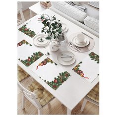 Комплект салфеток "Елочные украшения" для сервировки стола (32х46 см, 4 шт.) Joy Arty
