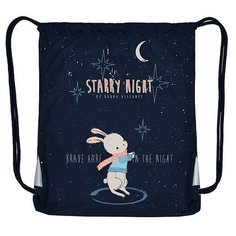 Мешок для обуви Bruno Visconti синий "MAGIC NIGHT.ЗАЙЧИК" 35 х 45 см