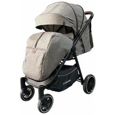 Прогулочная коляска Luxmom светло-серая