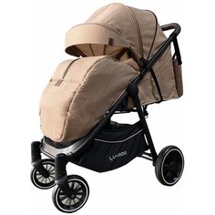 Прогулочная коляска Luxmom коричневая