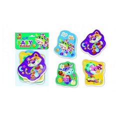 Пазлы мягкие Baby Puzzle "Чудо ферма" 4 картинки, 13 эл. Vladi Toys
