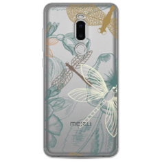 Силиконовый чехол Тени стрекоз на Meizu Note 8 Case Place