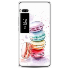 Силиконовый чехол Пирамидка макарони 2 на Meizu Pro 7 Plus Case Place