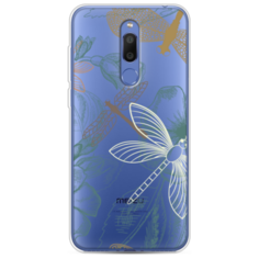Силиконовый чехол Тени стрекоз на Meizu M6T Case Place