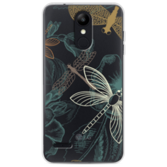 Силиконовый чехол Тени стрекоз на LG K9 (K8 2018) Case Place