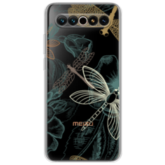 Силиконовый чехол Тени стрекоз на Meizu 17 Case Place