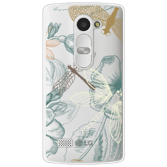 Силиконовый чехол Тени стрекоз на LG Leon (H324) Case Place