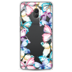 Силиконовый чехол Рамка из бабочек на Meizu M6 Note Case Place