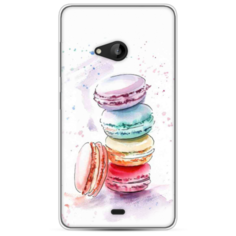 Силиконовый чехол Пирамидка макарони 2 на Microsoft Lumia 535 Case Place