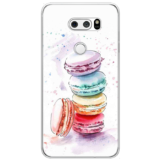 Силиконовый чехол Пирамидка макарони 2 на LG V35 ThinQ Case Place