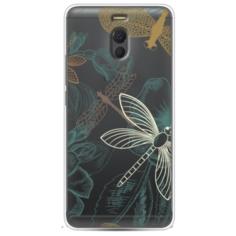 Силиконовый чехол Тени стрекоз на Meizu M6 Note Case Place