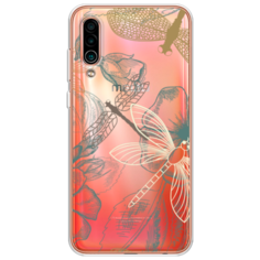 Силиконовый чехол Тени стрекоз на Meizu 16Xs Case Place