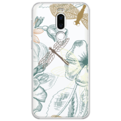 Силиконовый чехол Тени стрекоз на Meizu X8 Case Place
