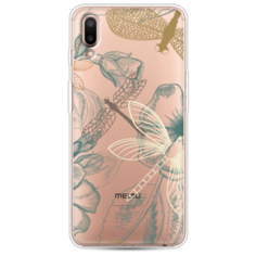 Силиконовый чехол Тени стрекоз на Meizu E3 Case Place