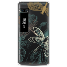 Силиконовый чехол Тени стрекоз на Meizu Pro 7 Plus Case Place