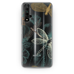 Силиконовый чехол Тени стрекоз на Huawei Honor 20 Case Place