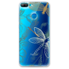 Силиконовый чехол Тени стрекоз на Huawei Honor 9 Lite Case Place