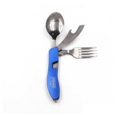 Набор столовых приборов "СЛЕДОПЫТ", в чехле (ложка, вилка, открывашка), на блистере