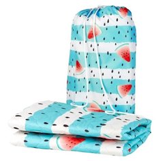 Пляжное покрывало "Ягодная долька", 90*140 см Сирень