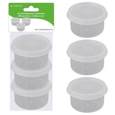 Контейнеры для хранения. Объем 63мл. Набор 3шт. NEW МультиДом