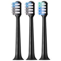 Насадки для зубной щетки DR.BEI Sonic Electric Toothbrush Head EB02BK060300 черные, 3 шт