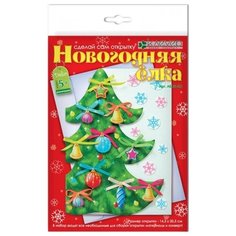 Набор для тв-ва Открытка Новогодняя елка Клевер