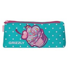 Пенал школьный Grizzly легкий, пирожное