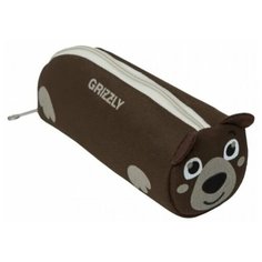 Пенал школьный Grizzly легкий, медведь