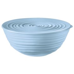 Миска с крышкой Tierra 18 см голубая Guzzini