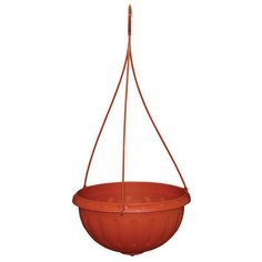 ГОРШОК-КАШПО ДЛЯ ЦВЕТОВ ПОДВЕСНОЙ "ДЖУЛИЯ" 3,5 Л D 250 ММ (КОРИЧНЕВ.) "АЛЬТЕРНАТИВА" М1608 Alternativa