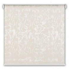 Рулонная штора DECOFEST блэкаут жаккард Муар (бежевый), 160х175 см