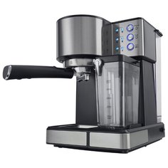 Кофеварка рожковая Polaris PCM 1536E Adore Cappuccino, серый/черный