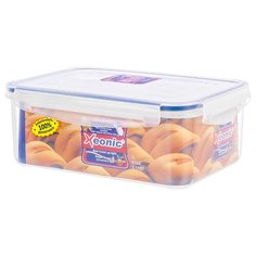 Xeonic Контейнер для пищевых продуктов 810026, 15.5x21 см, прозрачный/синий