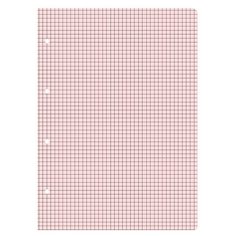 Сменные блоки для тетрадей на кольцах А5, 50 Л.(розовый), ВИД 1 Альт