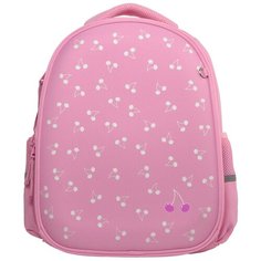 Рюкзак- облегченная капсула СВЕТЛО-розовый с эргономичной спинкой "БЕЛАЯ ЧЕРЕШНЯ" Bruno Visconti