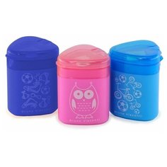 Точилка с контейнером, 1 отверстие "HAPPYSHARP" (3 цвета) Bruno Visconti