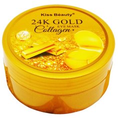 Kiss Beauty Гидрогелевые патчи для глаз 24K Gold Collagen Eye Mask, 60 шт.