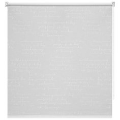 Рулонные шторы 100 см х 160 см Белый Письмо DECOFEST