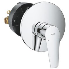 Смеситель для душа Grohe BauEdge 29078001 однорычажный встраиваемый серебристый