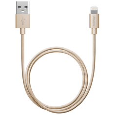 Кабель Deppa Alum USB - Lightning MFI 1.2 м, 1 шт., золотистый, 1.2 м