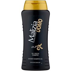Шампунь-гель для душа Malizia UOMO Gold, 250 мл