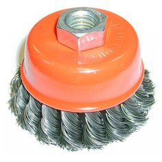 Щетка чашка д/УШМ витая 100мм 35405 Skrab