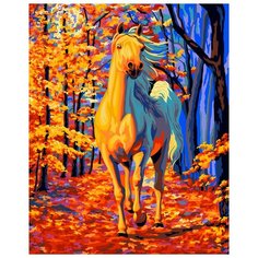 Раскрашивание, раскраски "ФРЕЯ" PNB/R1 №125 Набор для раскрашивания по номерам 50 х 40 см "Сказочный лес"