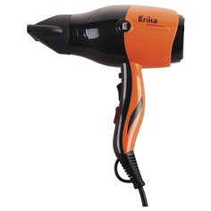 Фен для волос Erika 012B черный/оранжевый