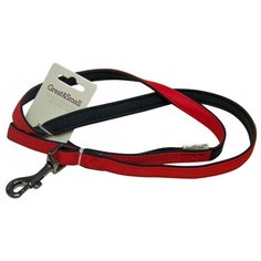 Поводок для собак GREAT&SMALL из высокопрочного рипстопа 25х750мм неопрен красный